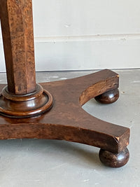 A Regency Burr Yew Patience Table