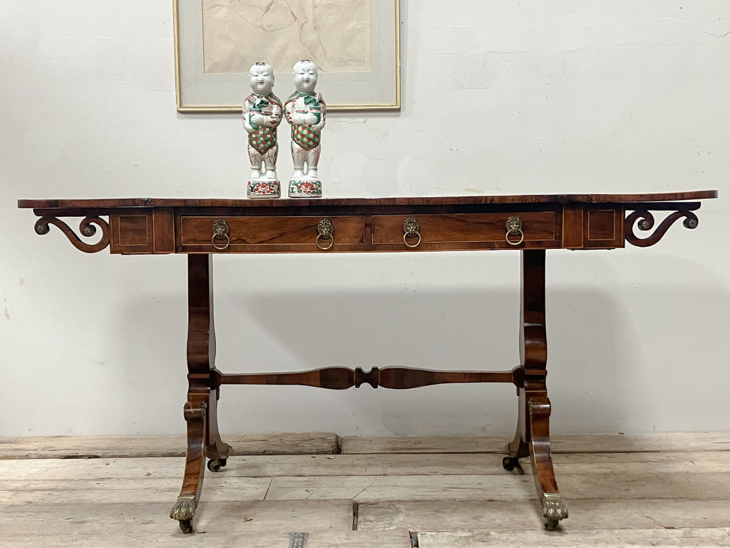 A Late Regency Rosewood Sofa Table