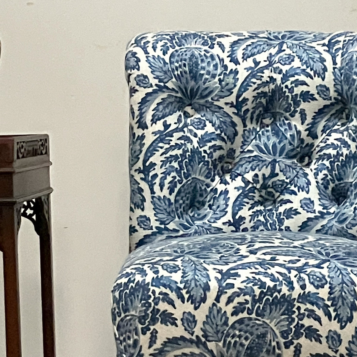 A Mid 19th Century Upholstered Corner Chair