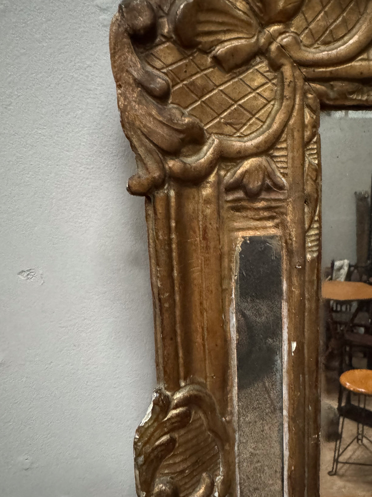 A 19th Century Rococo Style Gilt Frame Mirror