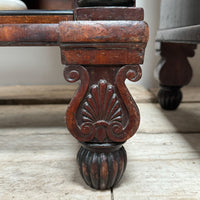 A Pair of Regency Mahogany Open Bookcases in the manner of George Bullock