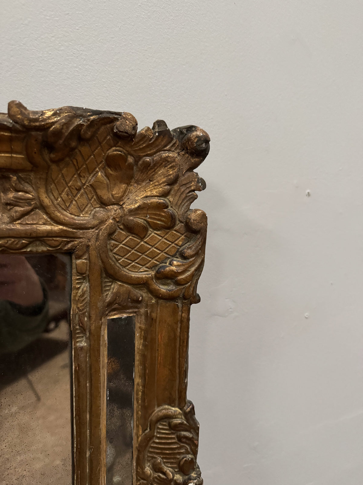 A 19th Century Rococo Style Gilt Frame Mirror