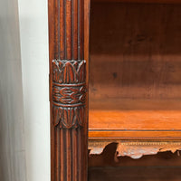 A Pair of Regency Mahogany Open Bookcases in the manner of George Bullock