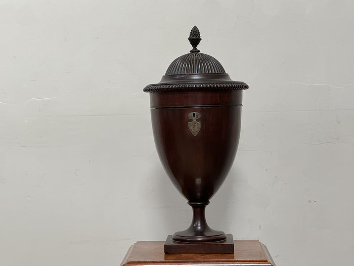 A George IV Mahogany Knife Urn