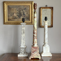 An Early 20th Century Italian Marble Lamp