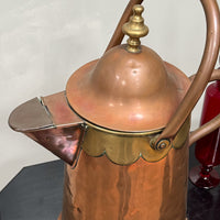 A Large Mid 19th Century Copper Jug