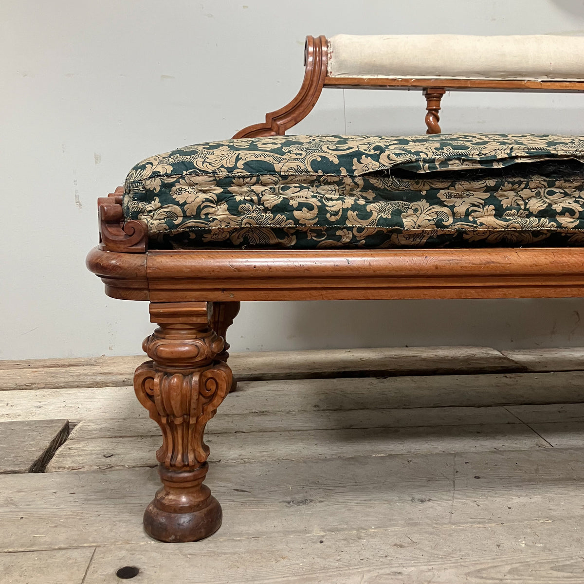 A Mid 19th Century Satinwood Daybed