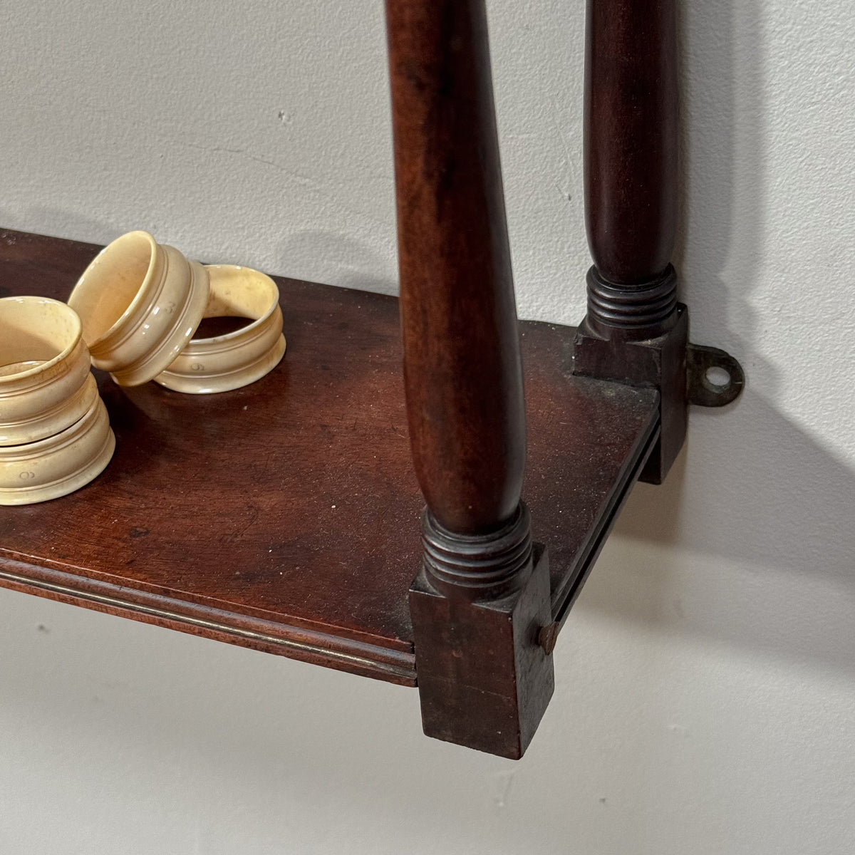 A Set of Regency Mahogany Wall Shelves