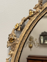 A Pair of Mid 19th Century Giltwood Girandole Mirrors