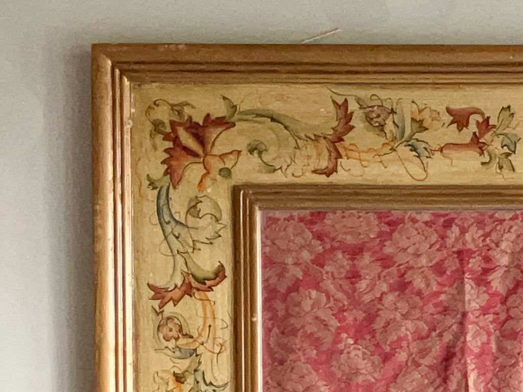 An Early 20th Century Painted Mirror