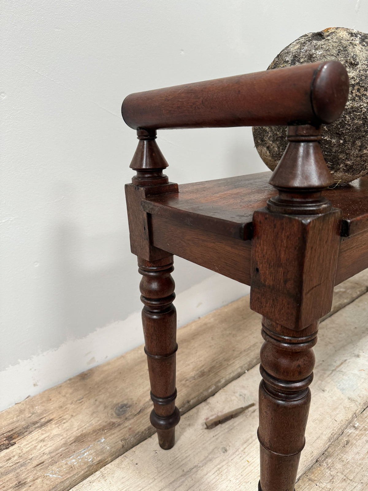 A Regency Mahogany Bench