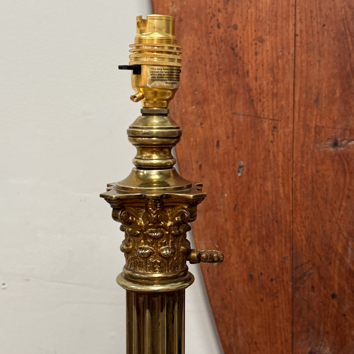 A Mid 19th Century Telescopic Column Lamp