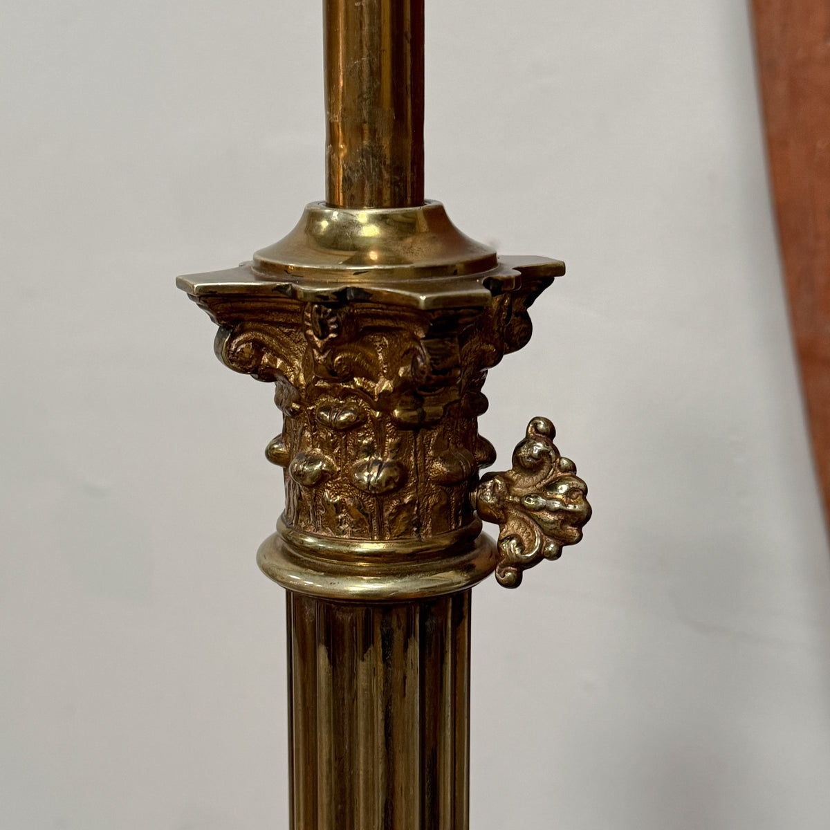 A Mid 19th Century Telescopic Column Lamp