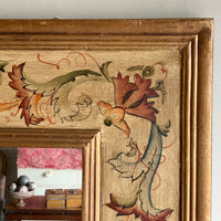 An Early 20th Century Painted Mirror