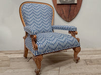 A Mid 19th Century Satin Birch Armchair