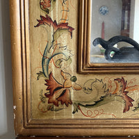 An Early 20th Century Painted Mirror