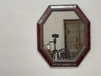 A Late 19th Century Dutch Tortoiseshell Ripple Frame Mirror