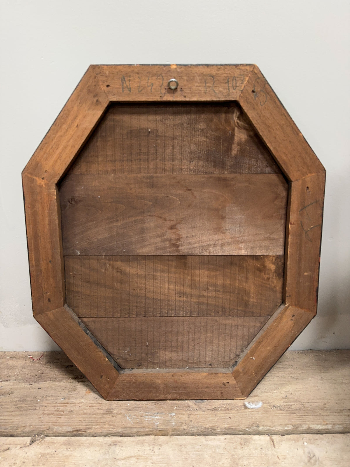 A Late 19th Century Dutch Tortoiseshell Ripple Frame Mirror