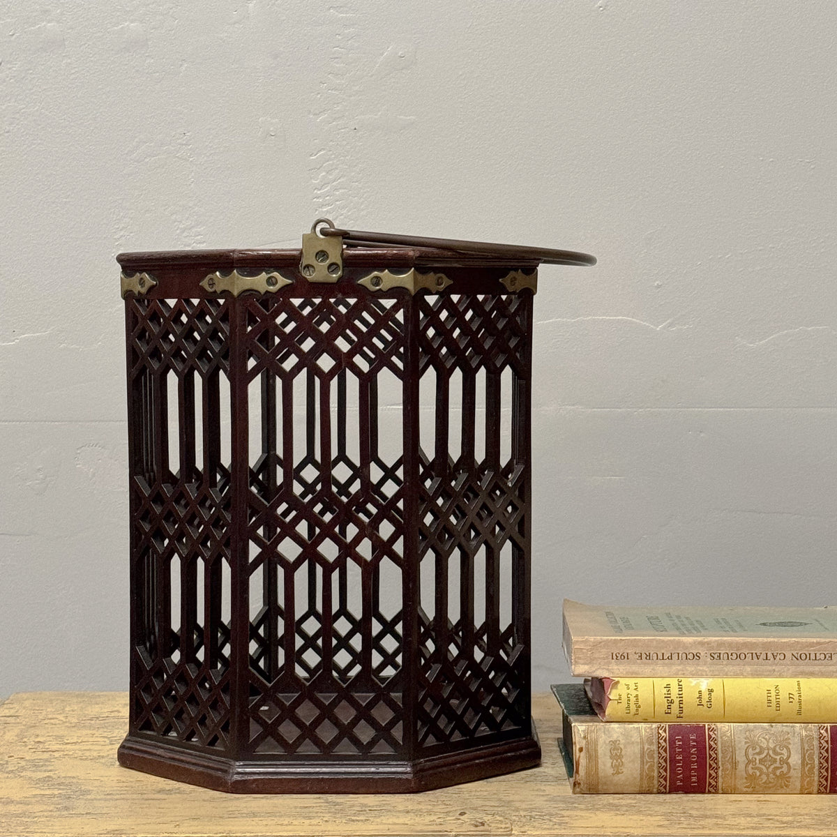 A Wonderful George III Mahogany Plate Bucket