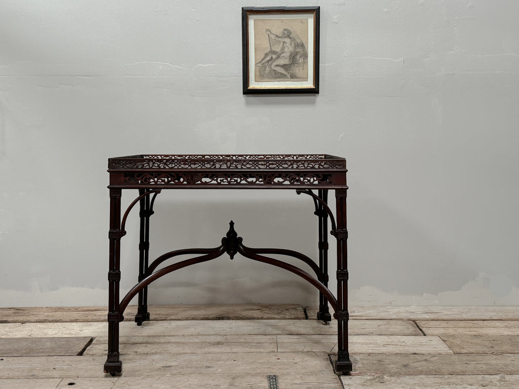 A Chippendale Period Mahogany Silver Table