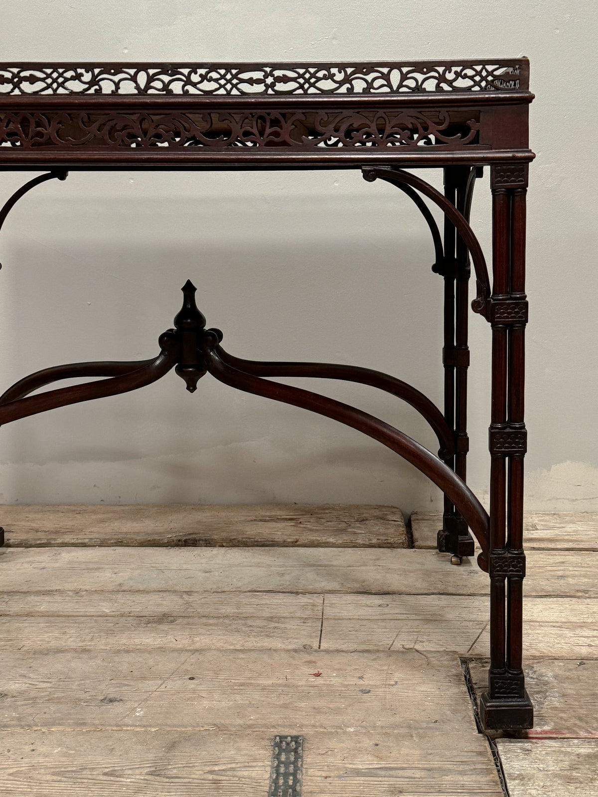 A Chippendale Period Mahogany Silver Table