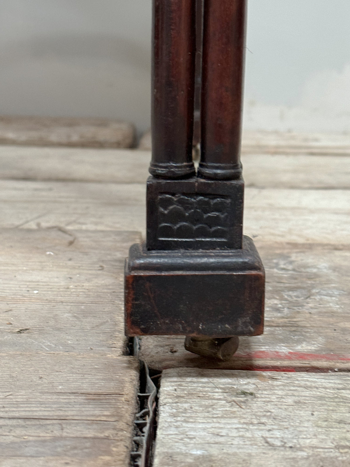 A Chippendale Period Mahogany Silver Table