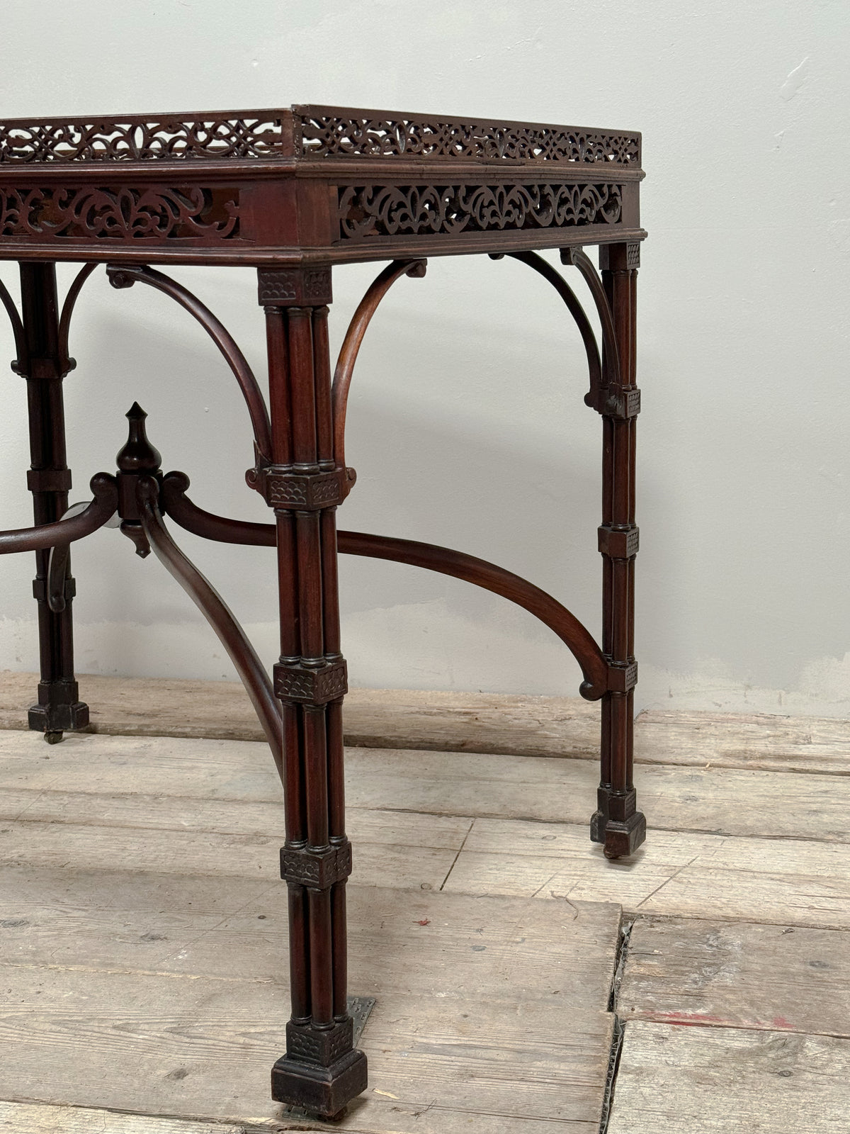 A Chippendale Period Mahogany Silver Table