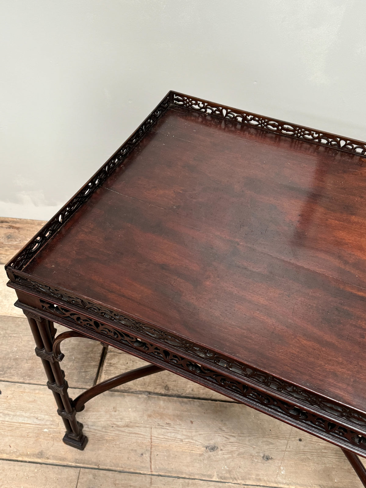 A Chippendale Period Mahogany Silver Table