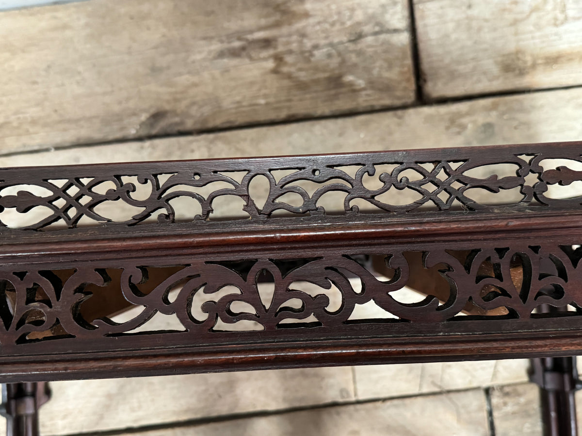 A Chippendale Period Mahogany Silver Table