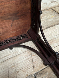 A Chippendale Period Mahogany Silver Table