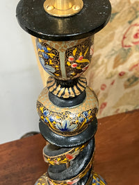 A Mid Century Kashmiri Twist Lamp