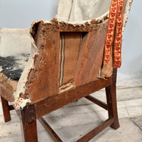 A George III Wingback Armchair