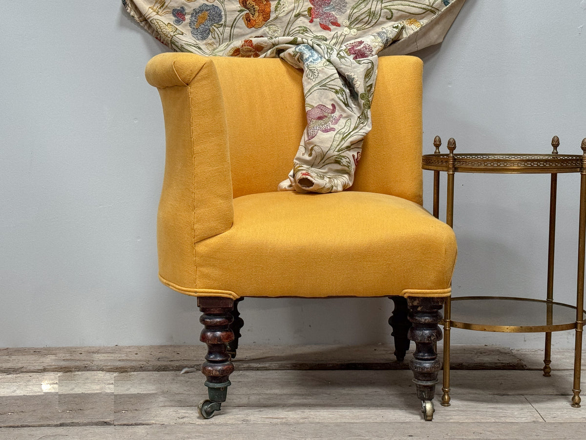 A Mid 19th Century Upholstered Corner Chair