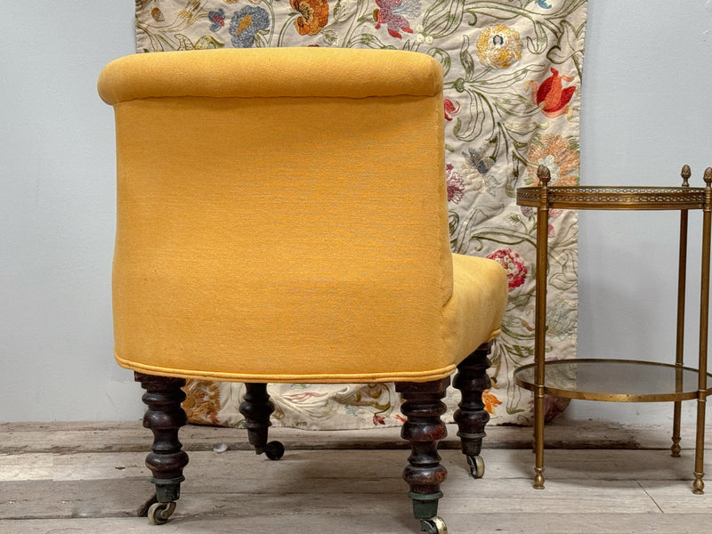 A Mid 19th Century Upholstered Corner Chair