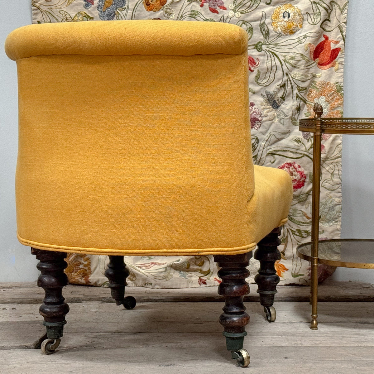 A Mid 19th Century Upholstered Corner Chair