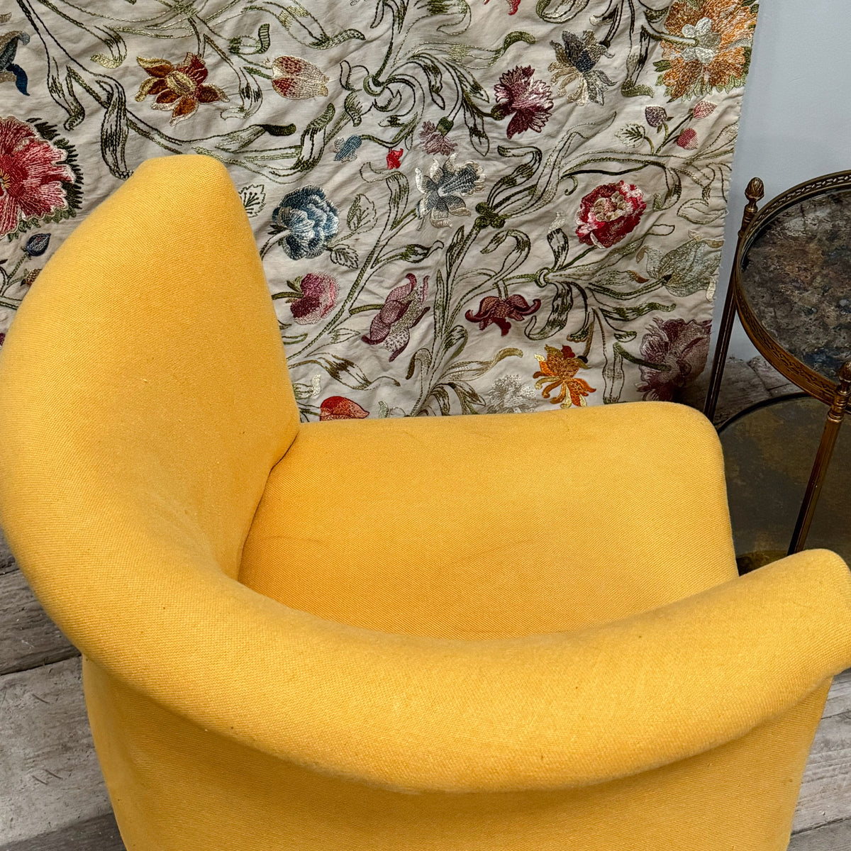 A Mid 19th Century Upholstered Corner Chair