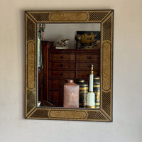 A Mid Century Italian Glass Frame Mirror