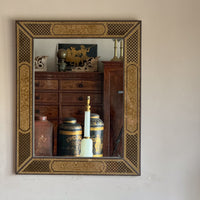 A Mid Century Italian Glass Frame Mirror