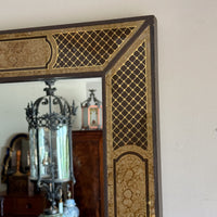 A Mid Century Italian Glass Frame Mirror