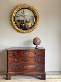 A Regency Giltwood Convex Mirror