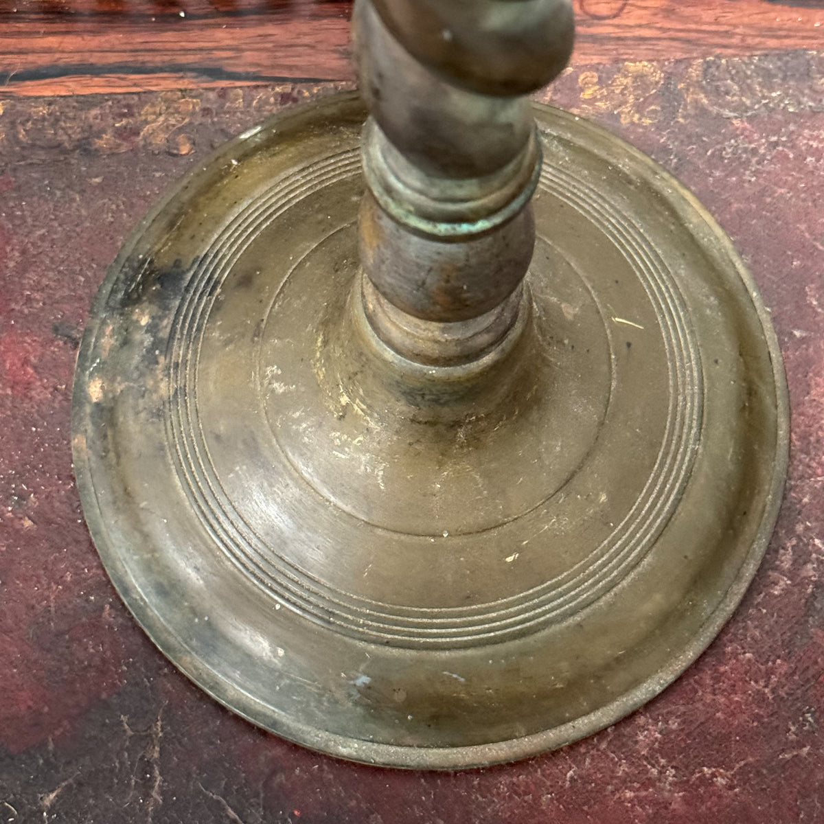 A Pair of Tall 19th Century Cast Brass Barley Twist Lamps