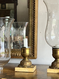 A Pair of Late 19th Century Hurricane Lamps