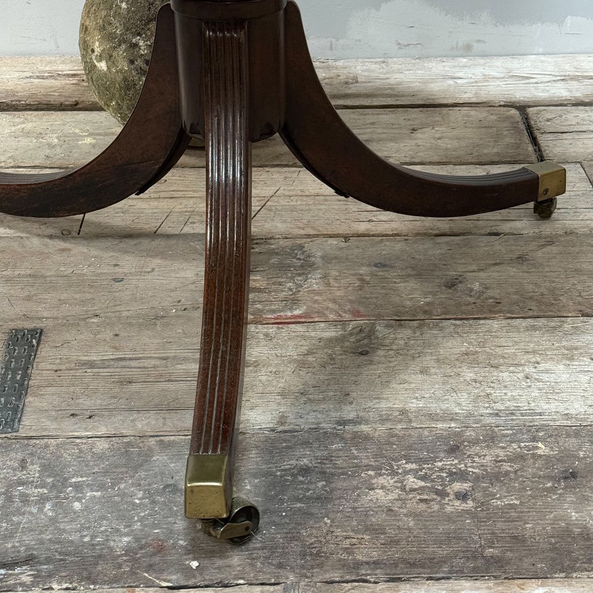 A George III Mahogany Drum Table