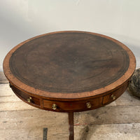 A George III Mahogany Drum Table