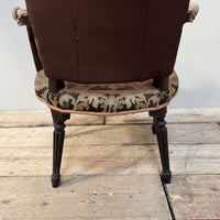 A George III Hepplewhite Mahogany Armchair