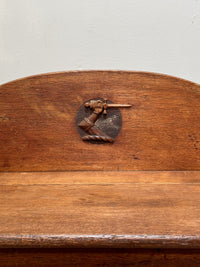 A Mid 19th Century Oak Hall Bench