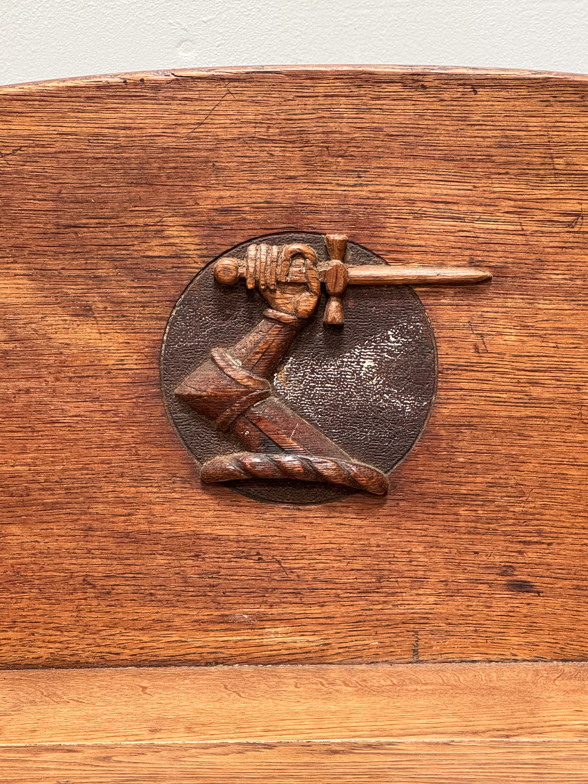 A Mid 19th Century Oak Hall Bench