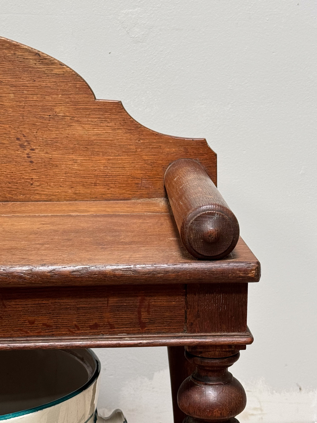 A Mid 19th Century Oak Hall Bench