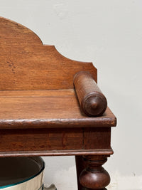 A Mid 19th Century Oak Hall Bench