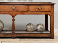 A George III Oak Pot Board Dresser Base